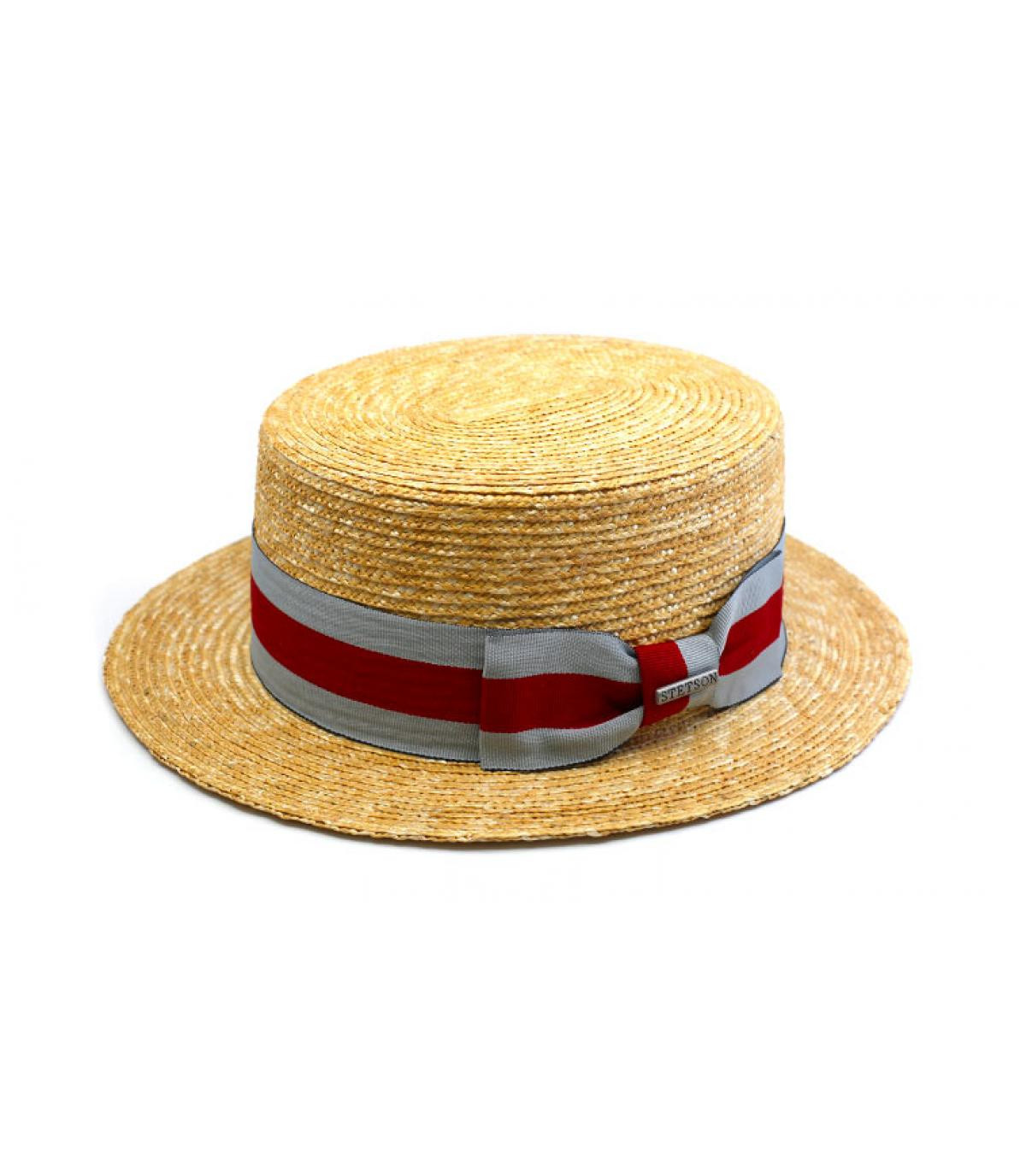 Stetson Stetson straw boater hat